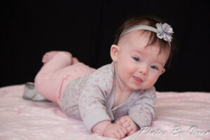 Baby portrait in the Photos By Orion studio