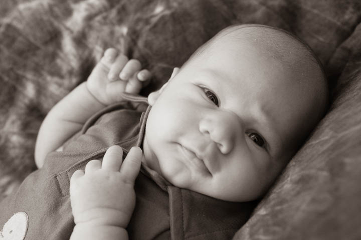 Cute baby smiling - Photos By Orion